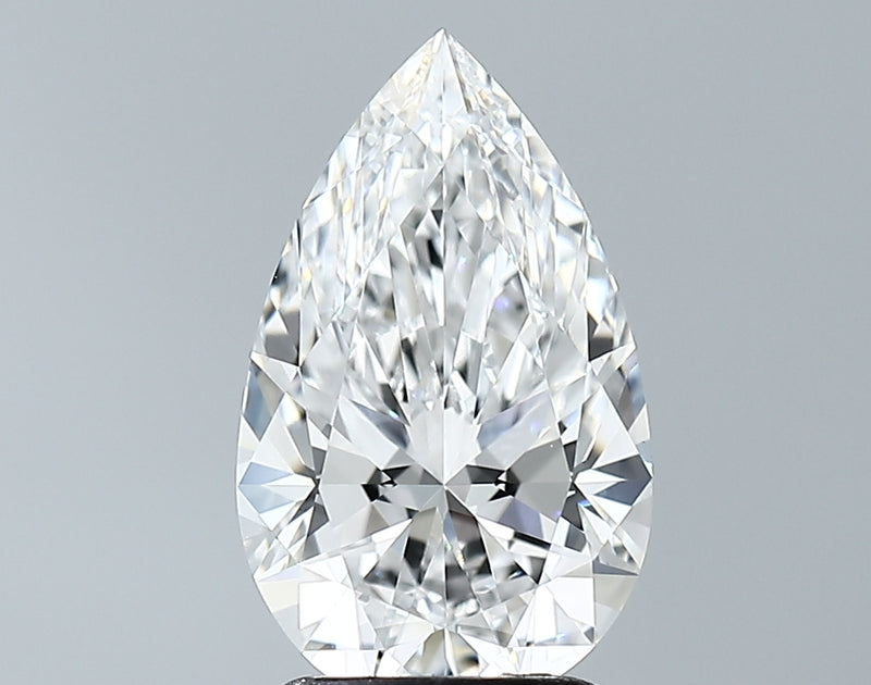 Lab-Grown 2.35 Carat Pear Shape Diamond color D Clarity VVS1 With GIA Certificate, precious stones, engagement diamonds