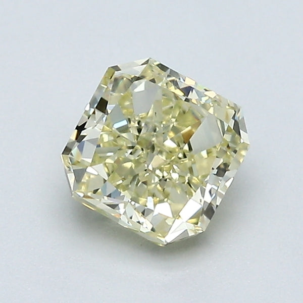 1.04 Carat Radiant Cut Natural Mined Diamond Fancy Light  Yellow Color VS1 Clarity With GIA Certificate, natural diamonds, precious stones, engagement diamonds
