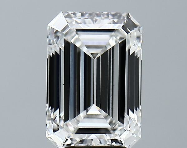 Lab-Grown 5.38 Carat Emerald Cut Diamond color F Clarity VS1, precious stones, engagement diamonds