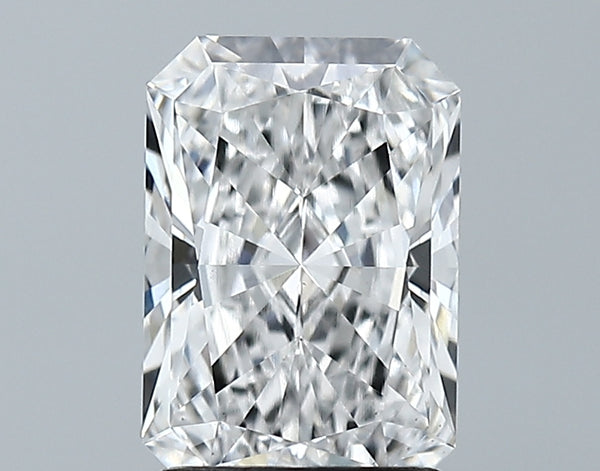 Lab-Grown 2.06 Carat Radiant Cut Diamond color E Clarity VS1 With GIA Certificate, precious stones, engagement diamonds