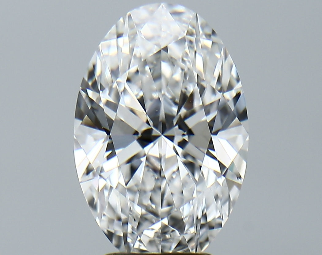 Lab-Grown 3.63 Carat Oval Shape Diamond color D Clarity VVS2, precious stones, engagement diamonds