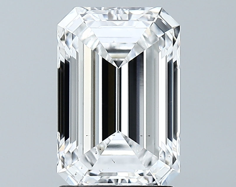 Lab-Grown 2.13 Carat Emerald Cut Diamond color D Clarity VS2 With GIA Certificate, precious stones, engagement diamonds