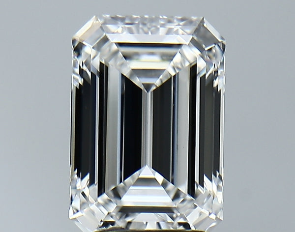 Lab-Grown 3.10 Carat Emerald Cut Diamond color E Clarity VVS2, precious stones, engagement diamonds