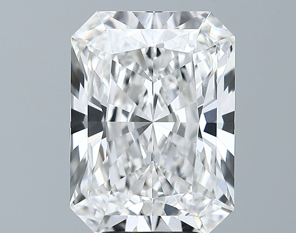 Lab-Grown 5.02 Carat Radiant Cut Diamond color F Clarity VS1, precious stones, engagement diamonds