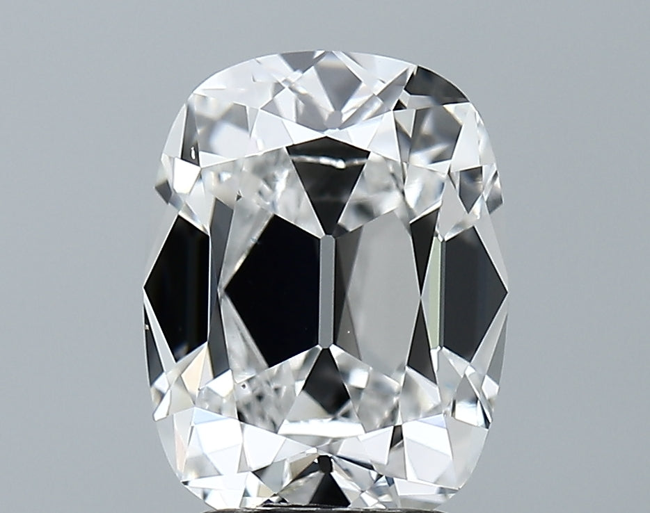 Lab-Grown 3.17 Carat Antique Cushion Cut Diamond color E Clarity VVS2 With GIA Certificate, precious stones, engagement diamonds