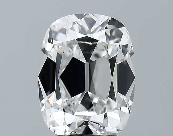 Lab-Grown 3.17 Carat Antique Cushion Cut Diamond color E Clarity VVS2 With GIA Certificate, precious stones, engagement diamonds