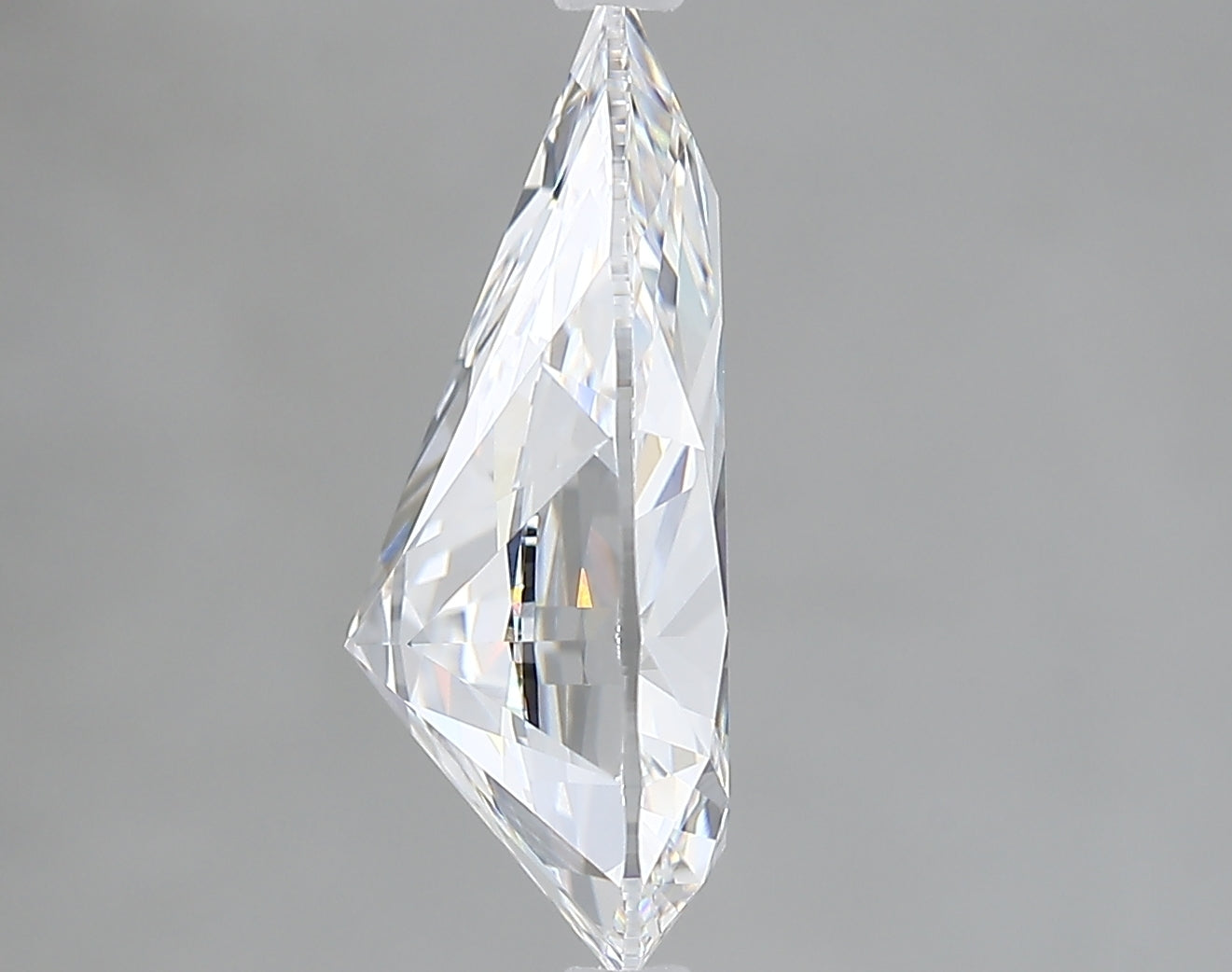 Lab-Grown 3.48 Carat Pear Shape Diamond color E Clarity VS2 With GIA Certificate, precious stones, engagement diamonds