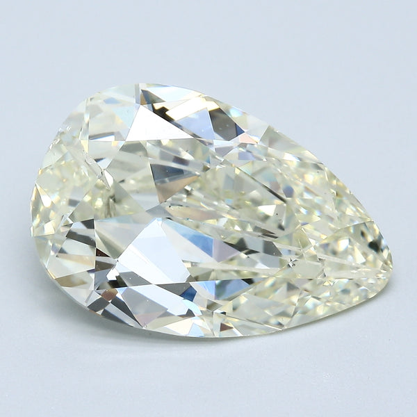 5.66 Carat Pear Shape Natural Mined Diamond W Color I1 Clarity With GIA Certificate, natural diamonds, precious stones, engagement diamonds