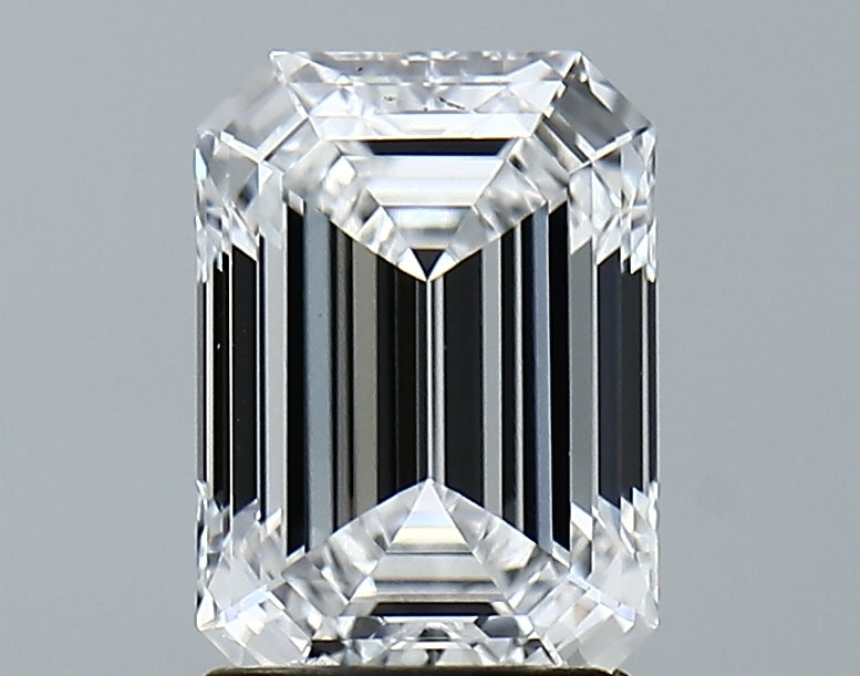 Lab-Grown 2.09 Carat Emerald Cut Diamond color D Clarity VVS2 With GIA Certificate, precious stones, engagement diamonds