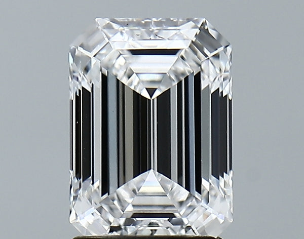 Lab-Grown 2.09 Carat Emerald Cut Diamond color D Clarity VVS2 With GIA Certificate, precious stones, engagement diamonds