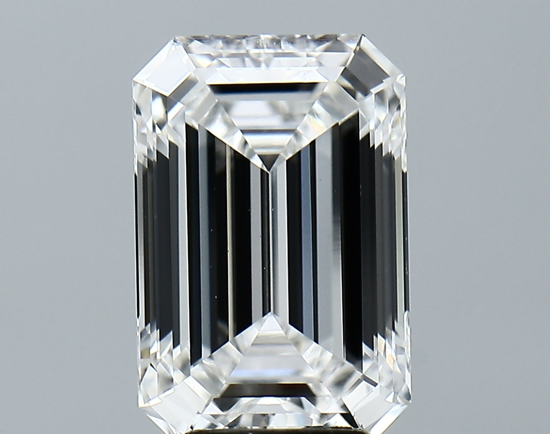 Lab-Grown 5.02 Carat Emerald Cut Diamond color F Clarity VVS2, precious stones, engagement diamonds