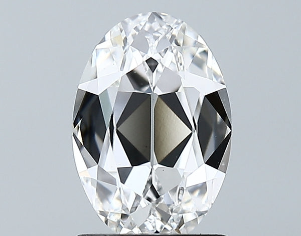 Lab-Grown 1.50 Carat Antique Oval Shape Diamond color E Clarity VS1 With GIA Certificate, precious stones, engagement diamonds