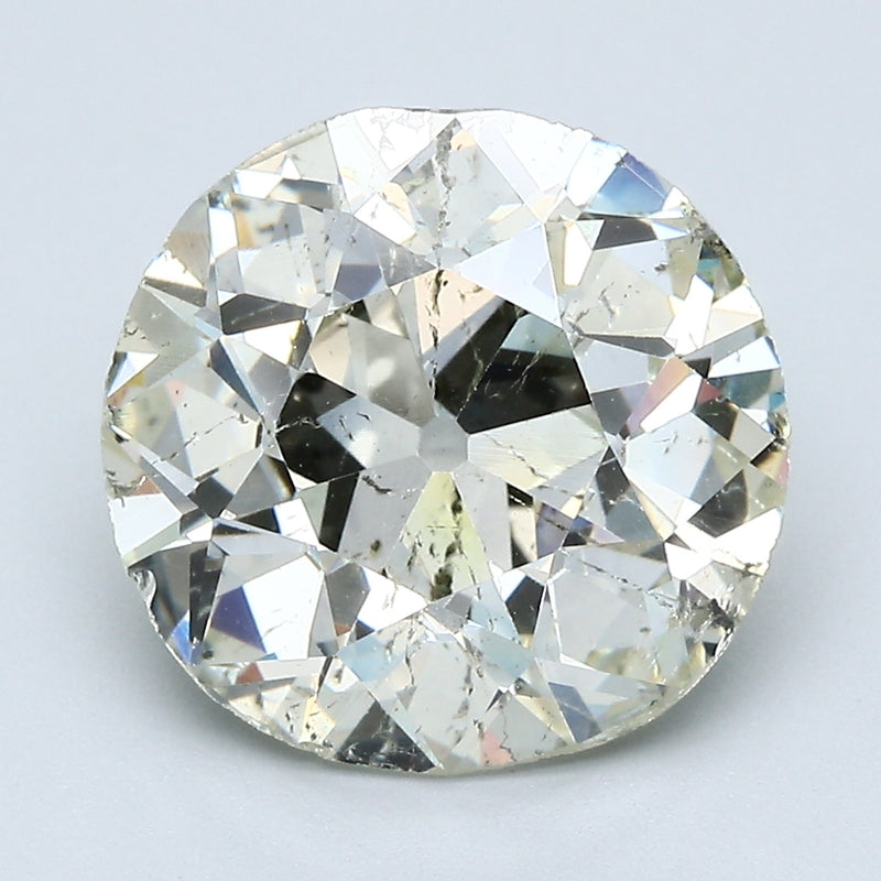 6.22 Carat Old European Cut Diamond color N Clarity I1, natural diamonds, precious stones, engagement diamonds