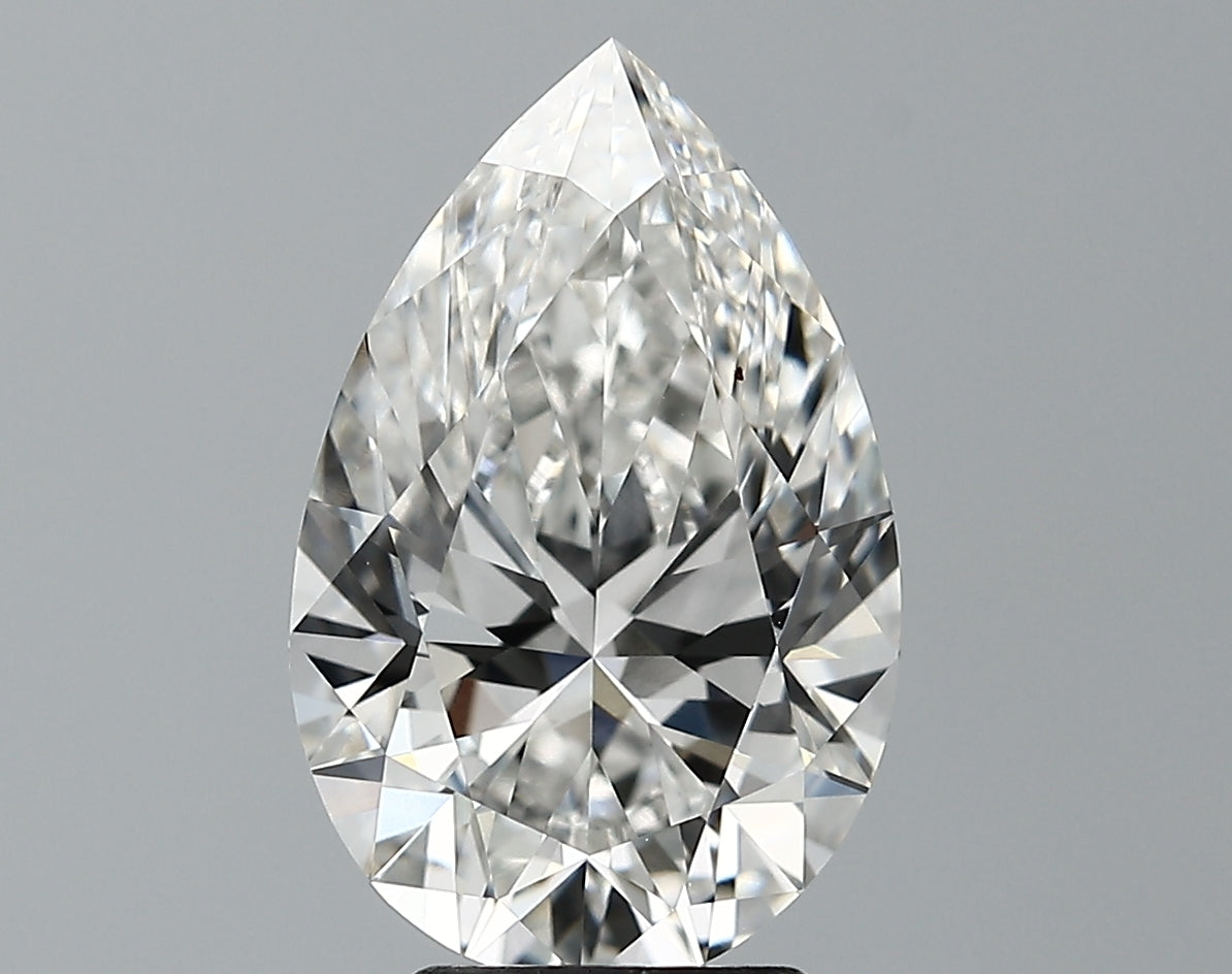 Lab-Grown 4.01 Carat Pear Shape Diamond color G Clarity VS1 With GIA Certificate, precious stones, engagement diamonds