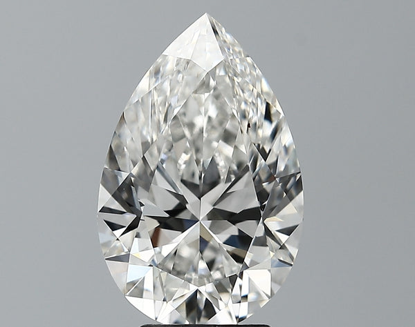 Lab-Grown 4.01 Carat Pear Shape Diamond color G Clarity VS1 With GIA Certificate, precious stones, engagement diamonds