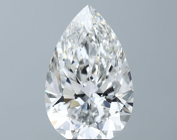 Lab-Grown 8.42 Carat Pear Shape Diamond color F Clarity VS1 With GIA Certificate, precious stones, engagement diamonds