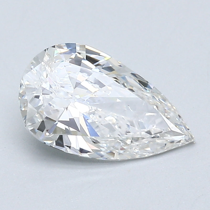1.15 Ct Pear Shape Diamond Historic Cut Natural F-I1 Precious GIA, natural diamonds, precious stones, engagement diamonds