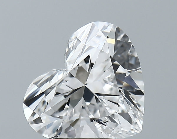 Lab-Grown 2.81 Carat Heart Shape Diamond color D Clarity VS1, precious stones, engagement diamonds