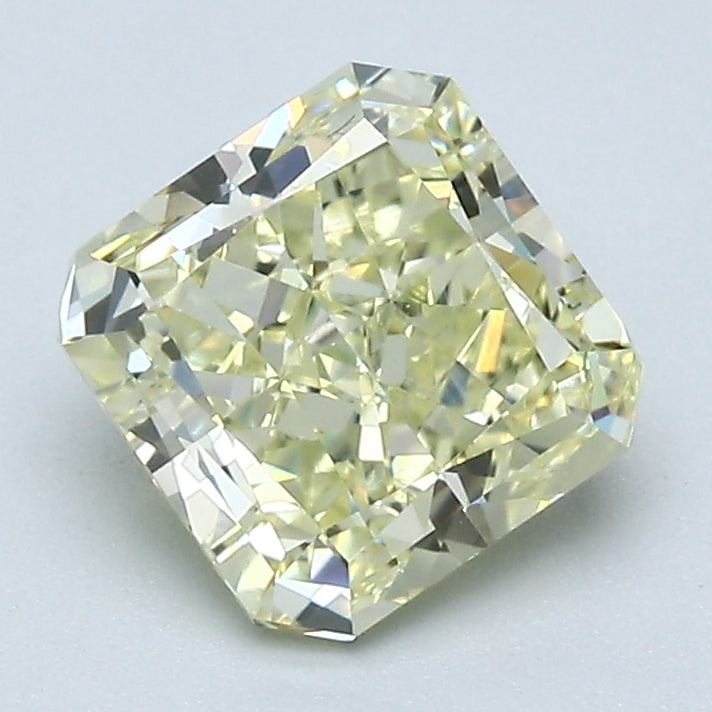 1.76 Carat Radiant Cut Natural Mined Diamond Fancy Light  Yellow Color VS1 Clarity With GIA Certificate, natural diamonds, precious stones, engagement diamonds