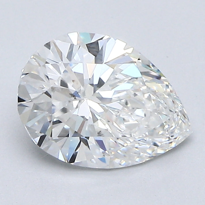 1.61 Carat Pear Shape Diamond GIA Certified F-SI1 Loose , natural diamonds, precious stones, engagement diamonds