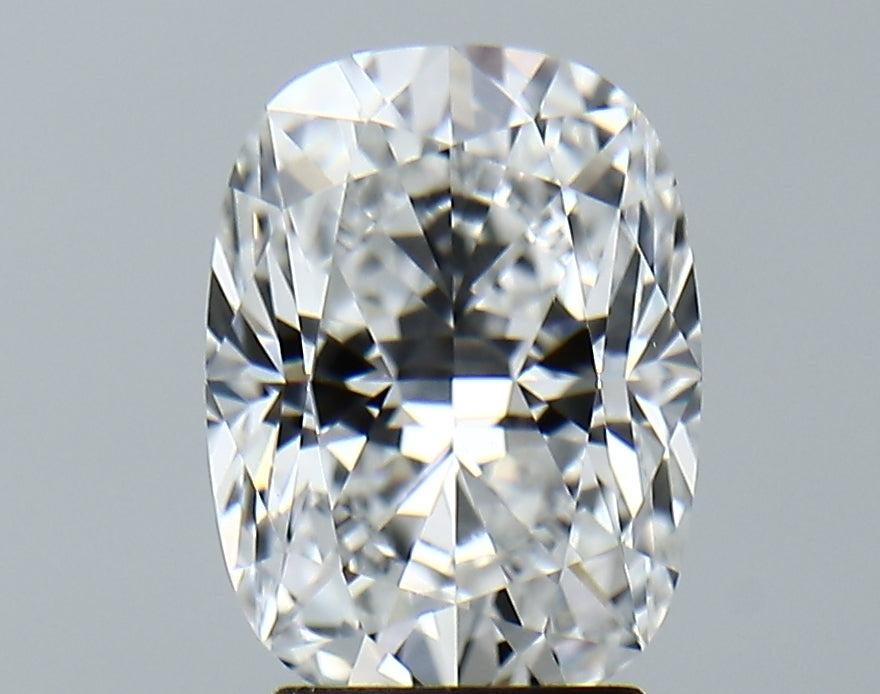 Lab-Grown 2.66 Carat Cushion Brilliant Diamond color E Clarity VS1 With GIA Certificate, precious stones, engagement diamonds