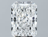 Lab-Grown 3.96 Carat Radiant Cut Diamond color E Clarity VVS2 With GIA Certificate, precious stones, engagement diamonds