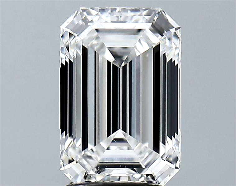 Lab-Grown 2.52 Carat Emerald Cut Diamond color E Clarity VVS2 With GIA Certificate, precious stones, engagement diamonds