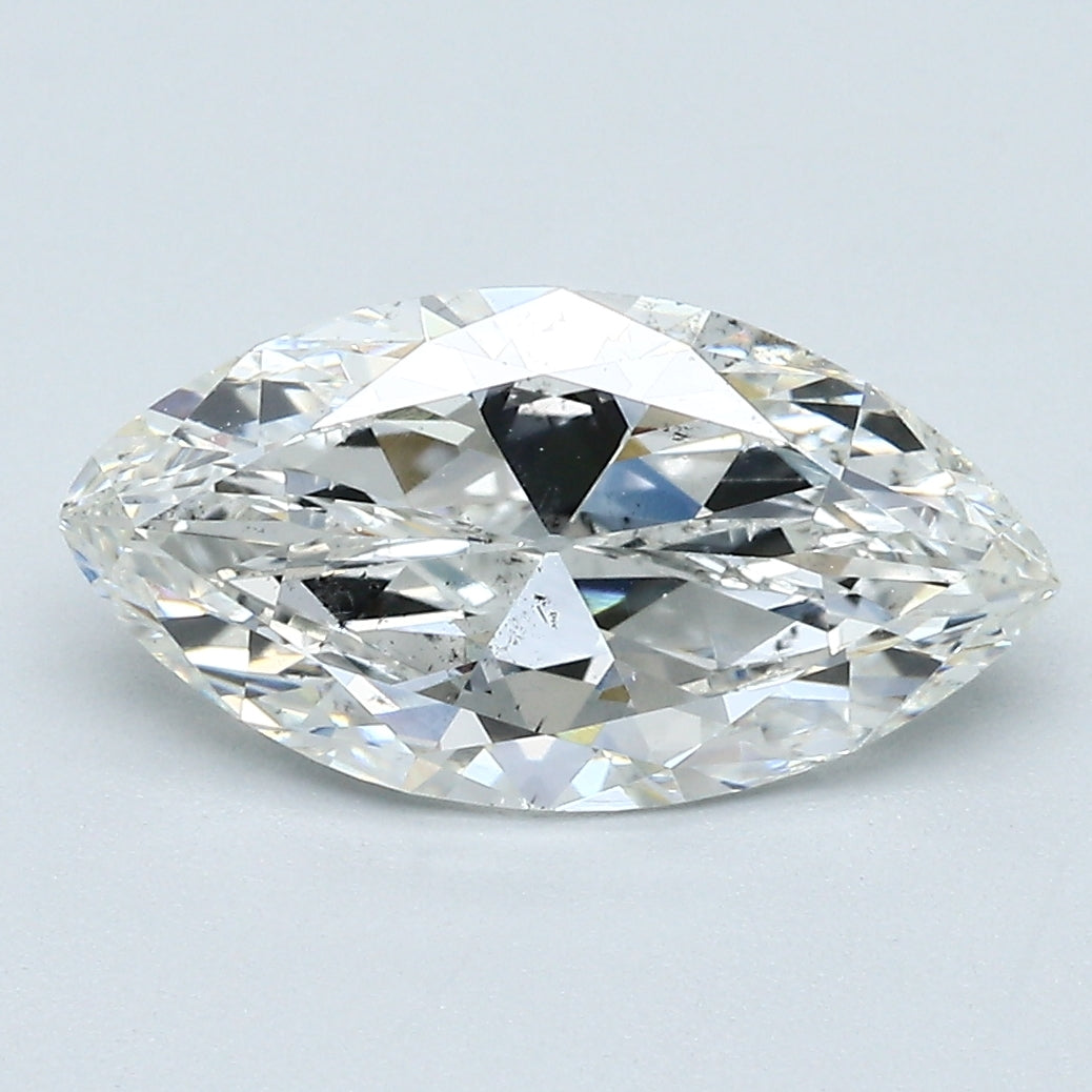 2.18 Carat Marquis Shape Natural Mined Diamond H Color SI1 Clarity With GIA Certificate, natural diamonds, precious stones, engagement diamonds