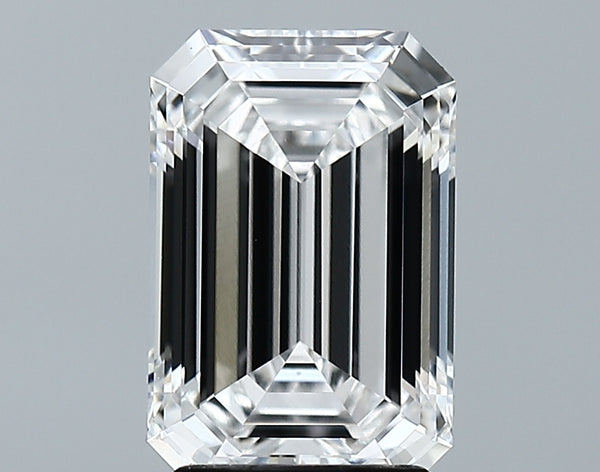 Lab-Grown 2.73 Carat Emerald Cut Diamond color E Clarity VVS2 With GIA Certificate, precious stones, engagement diamonds