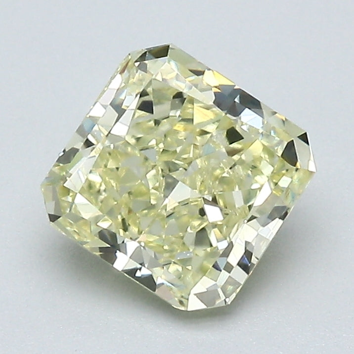 1.40 Carat Radiant Cut Natural Mined Diamond Fancy Light  Yellow Color VS1 Clarity With GIA Certificate, natural diamonds, precious stones, engagement diamonds