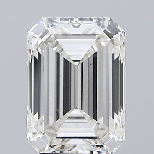 Lab-Grown 3.06 Carat Emerald Cut Diamond color I Clarity VS2 With GIA Certificate, precious stones, engagement diamonds