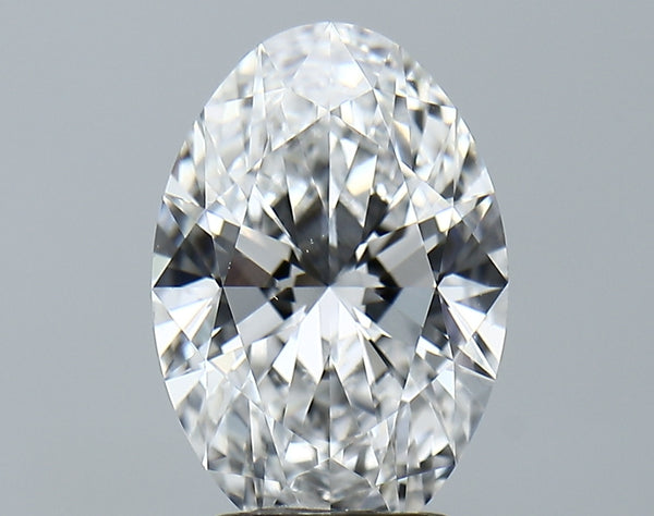 Lab-Grown 3.16 Carat Oval Shape Diamond color E Clarity VVS2 With GIA Certificate, precious stones, engagement diamonds