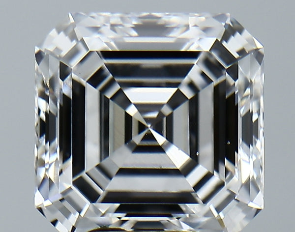 Lab-Grown 5.96 Carat Asscher Cut Diamond color E Clarity VVS2, precious stones, engagement diamonds