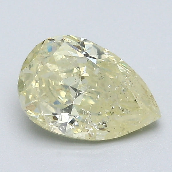 1.18 Carat Pear Shape Natural Mined Diamond Fancy  Yellow Color I2 Clarity With GIA Certificate, natural diamonds, precious stones, engagement diamonds