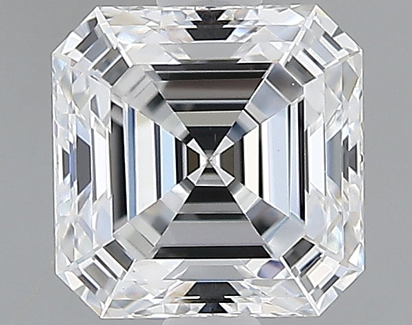 Lab-Grown 1.08 Carat Asscher Cut Diamond color D Clarity VVS2, precious stones, engagement diamonds