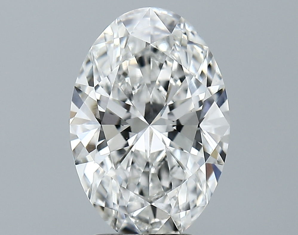 Lab-Grown 2.85 Carat Oval Shape Diamond color E Clarity VVS2, precious stones, engagement diamonds