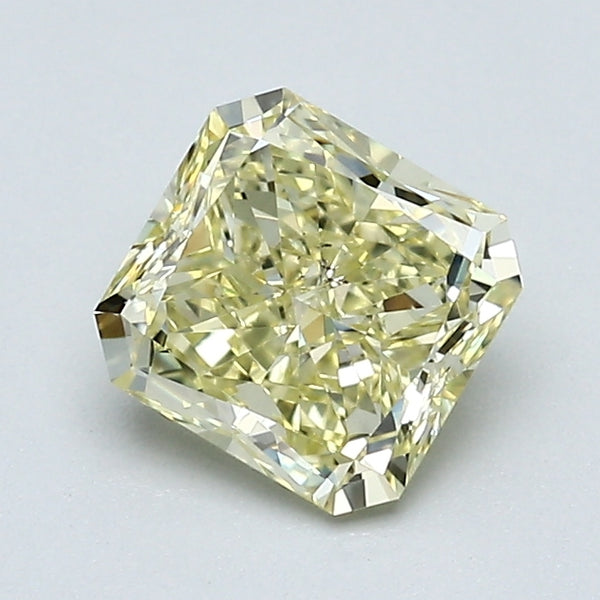 1.02 Carat Radiant Cut Natural Mined Diamond Fancy Light  Yellow Color SI1 Clarity With GIA Certificate, natural diamonds, precious stones, engagement diamonds