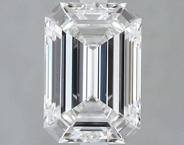 Lab-Grown 2.40 Carat Emerald Cut Diamond color E Clarity VVS2, precious stones, engagement diamonds