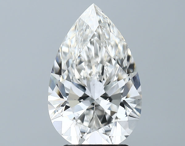 Lab-Grown 3.10 Carat Pear Shape Diamond color G Clarity VS1 With GIA Certificate, precious stones, engagement diamonds