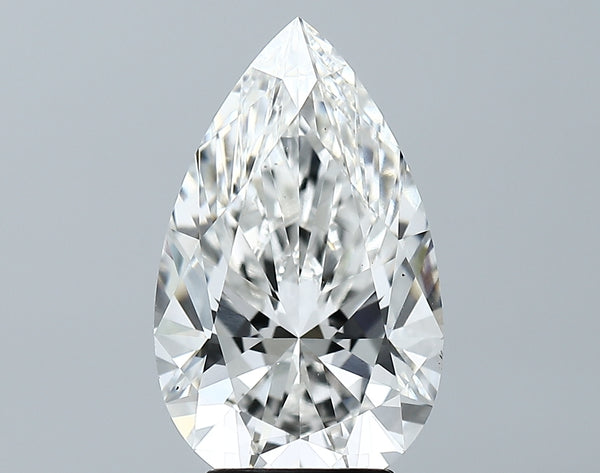 Lab-Grown 4.20 Carat Pear Shape Diamond color F Clarity VVS2, precious stones, engagement diamonds