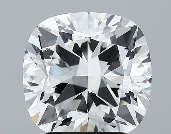 Lab-Grown 3.69 Carat Square Cushion Cut Diamond color E Clarity VS1, precious stones, engagement diamonds