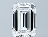 Lab-Grown 2.89 Carat Emerald Cut Diamond color D Clarity VS2 With GIA Certificate, precious stones, engagement diamonds