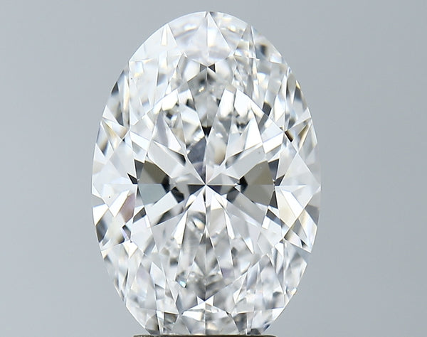 Lab-Grown 4.46 Carat Oval Shape Diamond color E Clarity VVS2 With GIA Certificate, precious stones, engagement diamonds