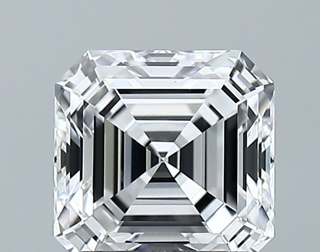 Lab-Grown 1.62 Carat Asscher Cut Diamond color D Clarity VVS1 With GIA Certificate, precious stones, engagement diamonds