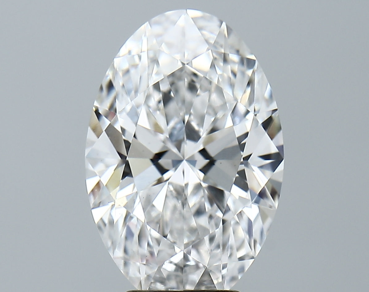 Lab-Grown 5.07 Carat Oval Shape Diamond color D Clarity VS1, precious stones, engagement diamonds
