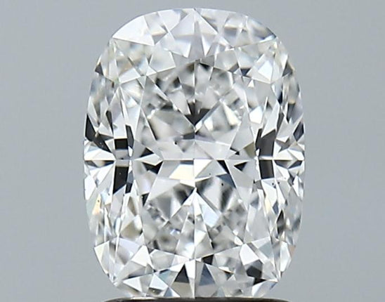 Lab-Grown 1.35 Carat Cushion Brilliant Diamond color D Clarity VS2, precious stones, engagement diamonds