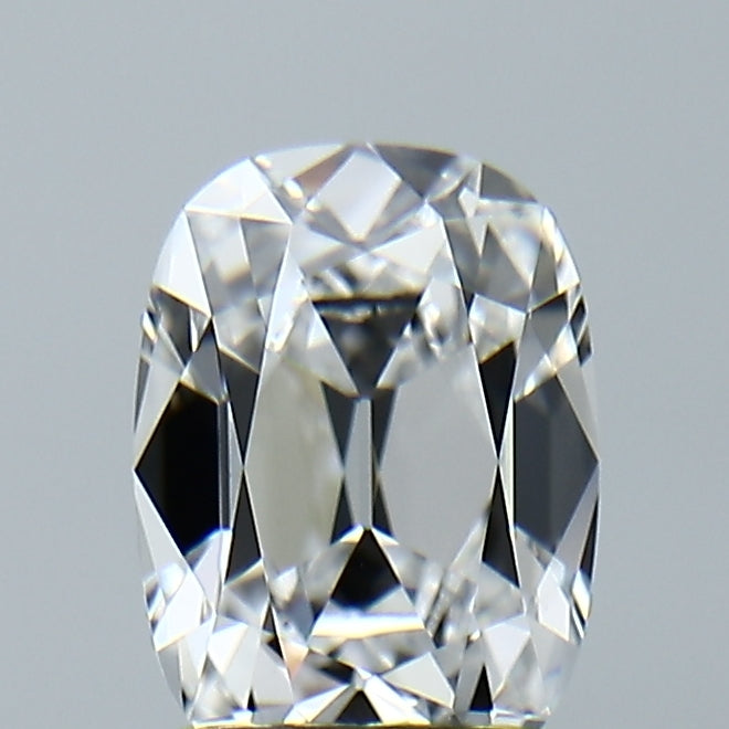 Lab-Grown 1.76 Carat Antique Cushion Cut Diamond color D Clarity VVS2, precious stones, engagement diamonds