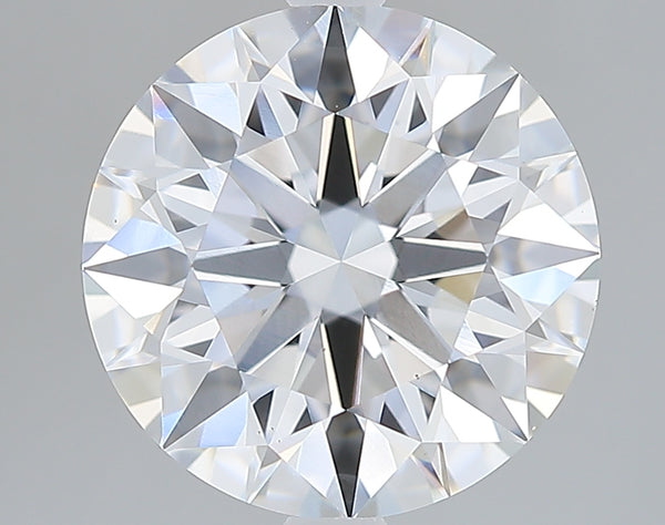 Lab-Grown 3.72 Carat Round Brilliant Diamond color E Clarity VS2 With GIA Certificate, precious stones, engagement diamonds