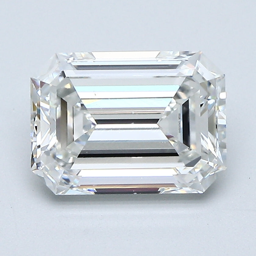 Loose 2.39 Ct Emerald Cut Diamond F-VS2 with GIA Certificate, natural diamonds, precious stones, engagement diamonds