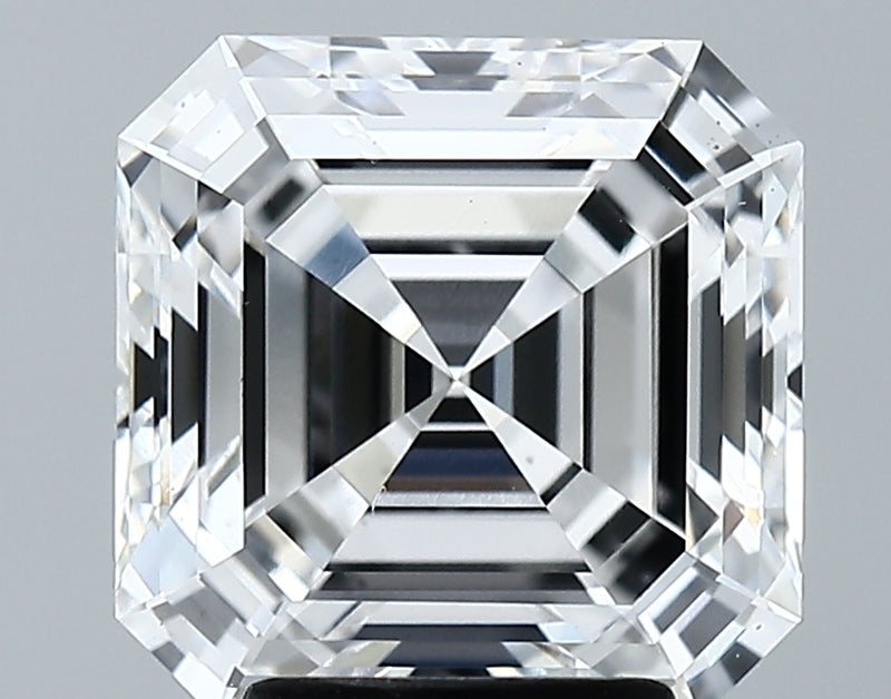 Lab-Grown 4.05 Carat Asscher Cut Diamond color D Clarity VS2 With GIA Certificate, precious stones, engagement diamonds